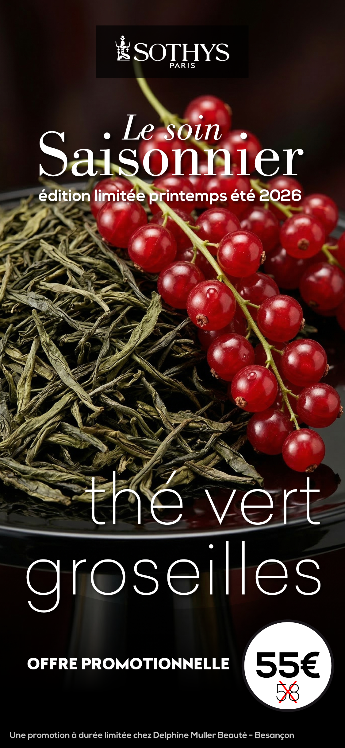 NOUVEAU : soin saisonnier oxygénant Sothys printemps été 2026